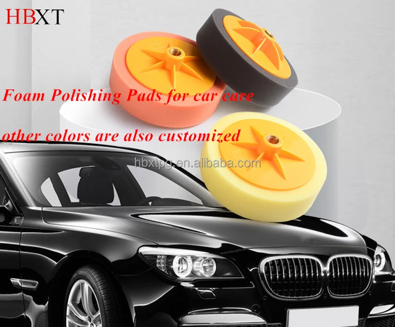 6 Inch Car Beauty Sponge Polishing Pad Remove Scratches Coarse Medium Fine Mirror Foam Polishing