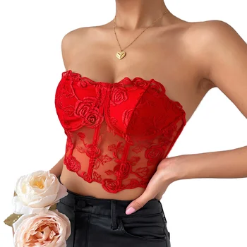 2024 Erotic Valentines Lingerie Set Honeymoon Lace Bodysuit Sexy Women's Bodysuits With Garter Belts
