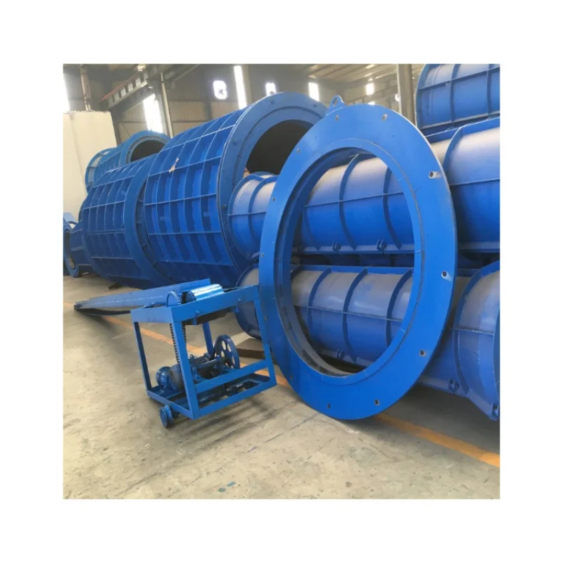 New Simple Steel Concrete Pipe Making Machinery with Drain Pipe Molds