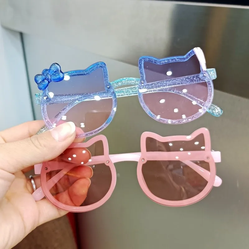 Hot Sale Cheap Cute Fashion Hello Kitty Kids Sunglasses