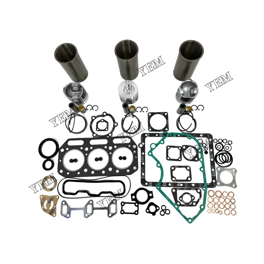 3T75HA Overhaul Kit With Gasket Set Compatible for Yanmar Engine Parts Stock Complete 3