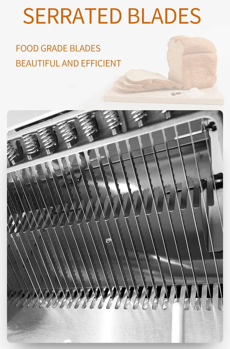 12毫米加厚切面包机商用面包切片机不锈钢电动50提供面包店OEM ODM SY 1套370W 220v/50hz