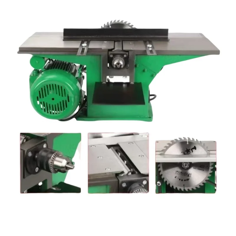 High Efficiency Three-in-One Double Side Wide Hand Planer for Woodcrafting