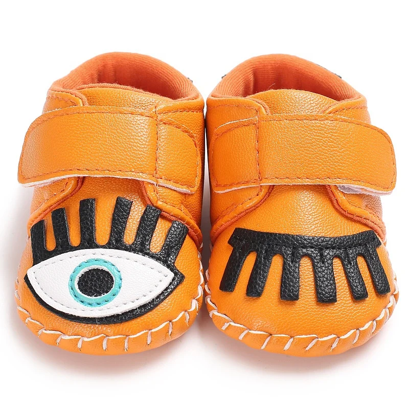 EVERTOP high quality cartoon design soft sole PU leather cute baby shoes toddler loafers