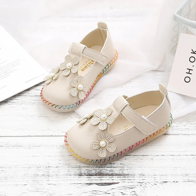 ABC KIDS Cute Pattern Leather Baby Girl Designers Shoes Soft Comfortable Sole