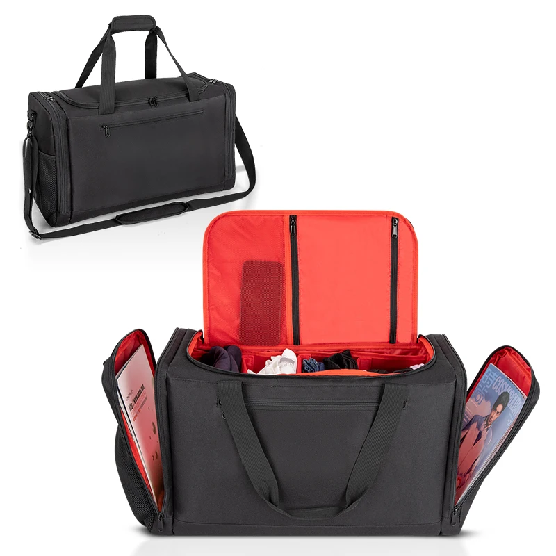 Customize Sneaker Bag Travel Shoes Duffel Bags Waterproof Gym Sports Luggage Duffle Carrying Case Bag With Divider for Men Women
