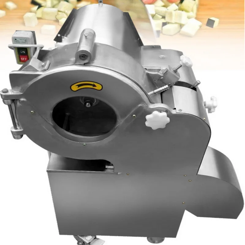 Industrial Small Sweet Potato Cube Cutter Avocado Cuber Mushroom Vegetable Dicing Machine - Image 6