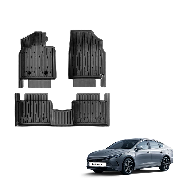Front Carpet Mat Car Interior Kids Food Mat TPE Cargo Pad for BYD Chazor Hybrid Destroyer 05 Accessories