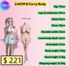 Corpo sinuoso B da 140 cm