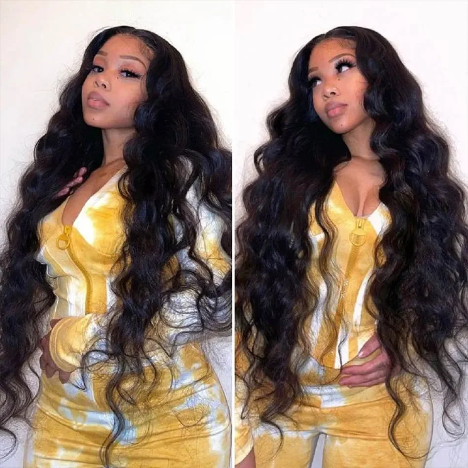 Indische Remy-Body-Wave, 71,1 cm, 76,2 cm, 78,3 cm, unbehandelt, 100 % menschliches Haar, wassergewellte Extensions, 1 3 4 Bündel, Deal für Frauen_voghion.com