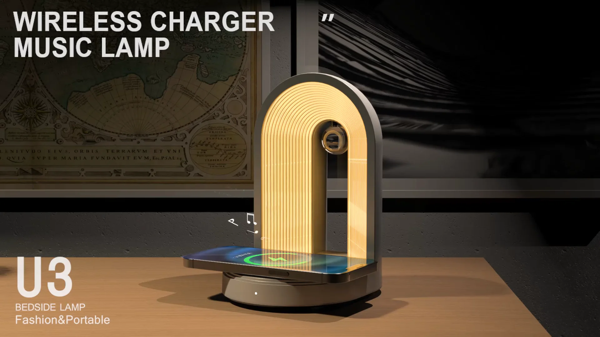 New Arrival Led Night Light Bedside Table Led Night Light With Wireless