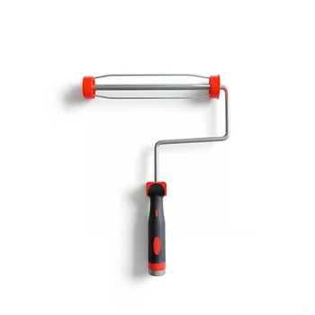 Direct Manufacturer Supply 9in 5-wire Cage Roller Cover Frame for Paint Rollers for Decorating Tools Thread TPR Handle