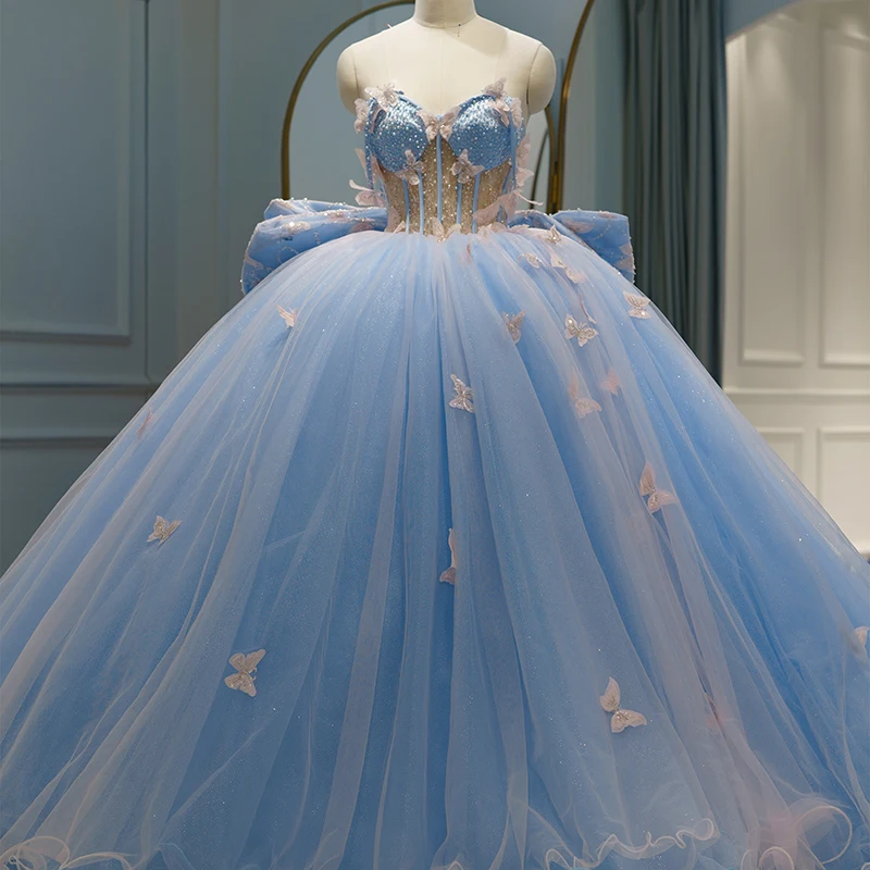 Wholesale luxury ball gown evening dresses,1 Piece