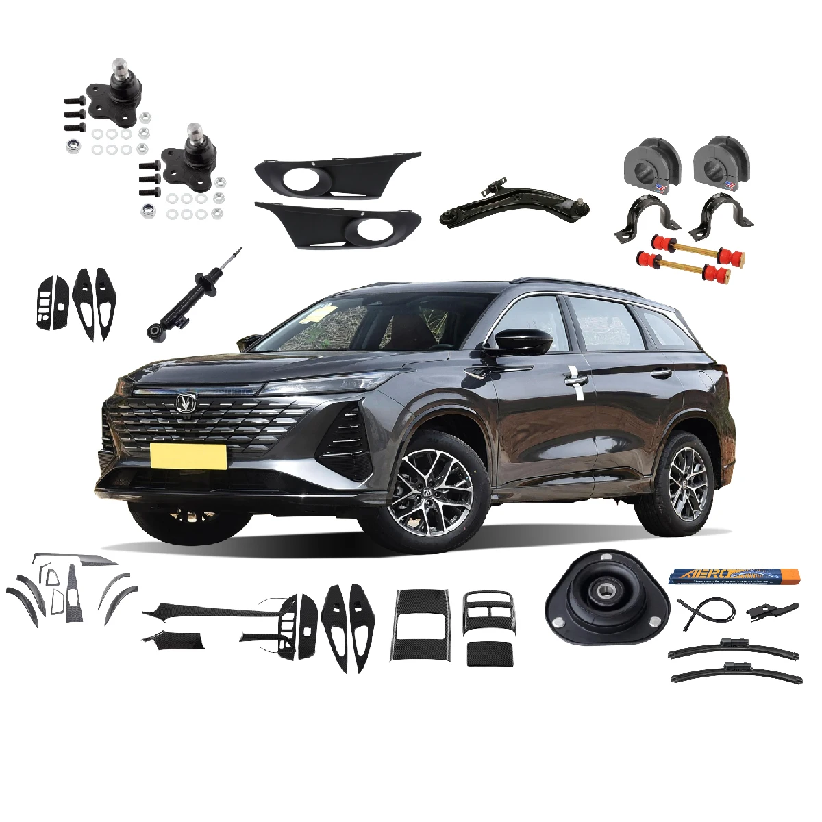 Vehicle Accessories Qiyuan Changan CS75 Plus UNI-K UNI-V Parts 