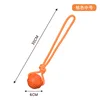 Boule en corde orange 6cm