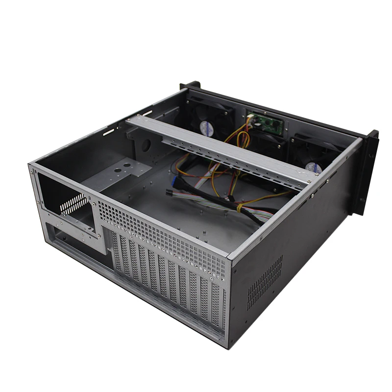 デスクトップHTPC産業用PC 4Uラックマウントシャーシ、LCDディスプレイ