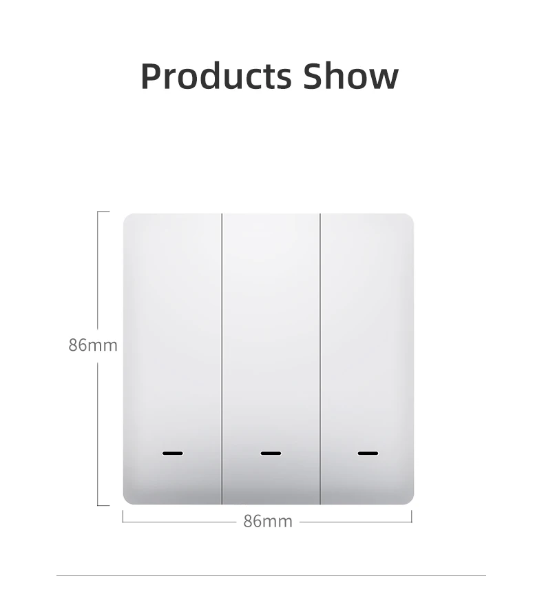 Tuya smart curtain controller smart life app control AI voice control UK standard button curtain motor switch