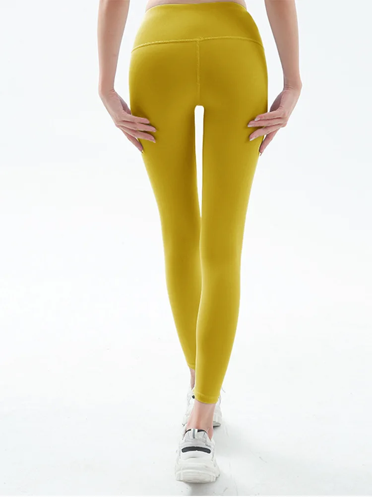 Custom Plus Size Solid Colour High Waisted Seamless Leggings Sports