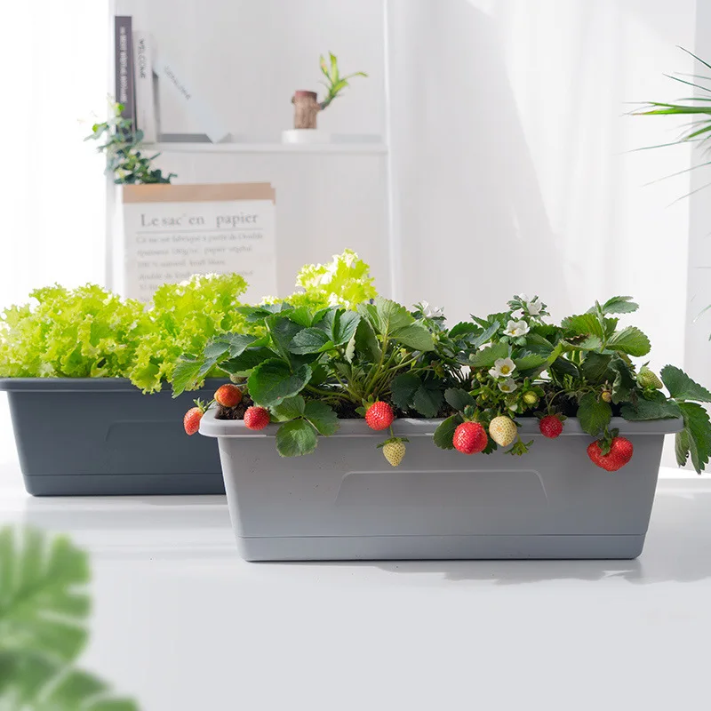 blumenksten mit wasserspeicher im winter Blumenkasten / Balkonkasten mit Wasserspeicher ca. 60 cm aus hochwerti  La  Casa