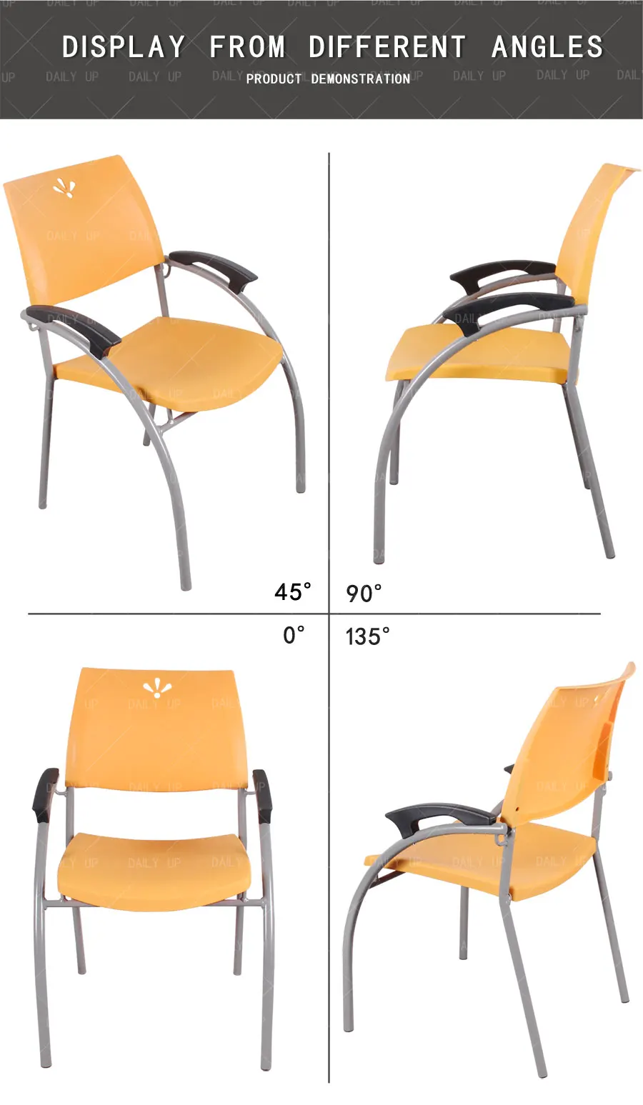 Office Chair With Armrests Restaurant Dining Chair reception chairs waiting room