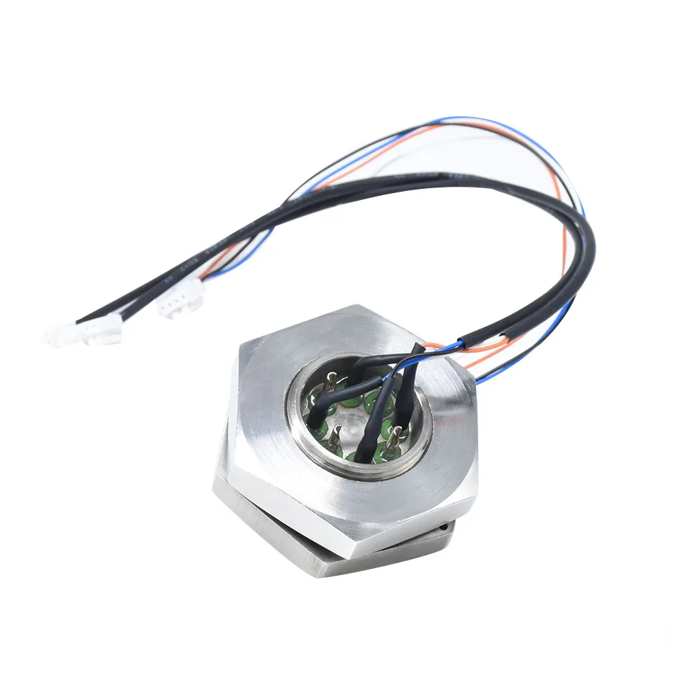 BM Leak-proof Sintered Glass Hermetic Waterproof Connector IP68/IP67 Brass Nickel Plated 8Pin Welding Cable Connector 380V