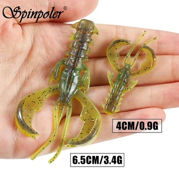 CHEERY Agile Shrimp Soft Bait UV Lighting TPE/TPR Floating Salted Scented Fishing Lure 65mm Lobster Craw Creature Rubber Bass – Soft Lure – view 3