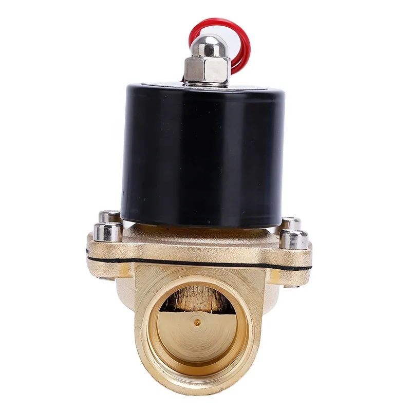 AC220V/380V Brass Automatic 2W250-25 Normally Closed Type G1 Electric Solenoid Valve Price Water/Air