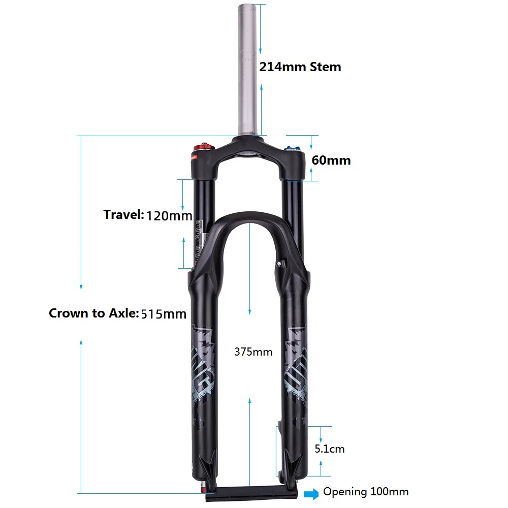 Uding Mtb Bicycle Front Fork Parts 