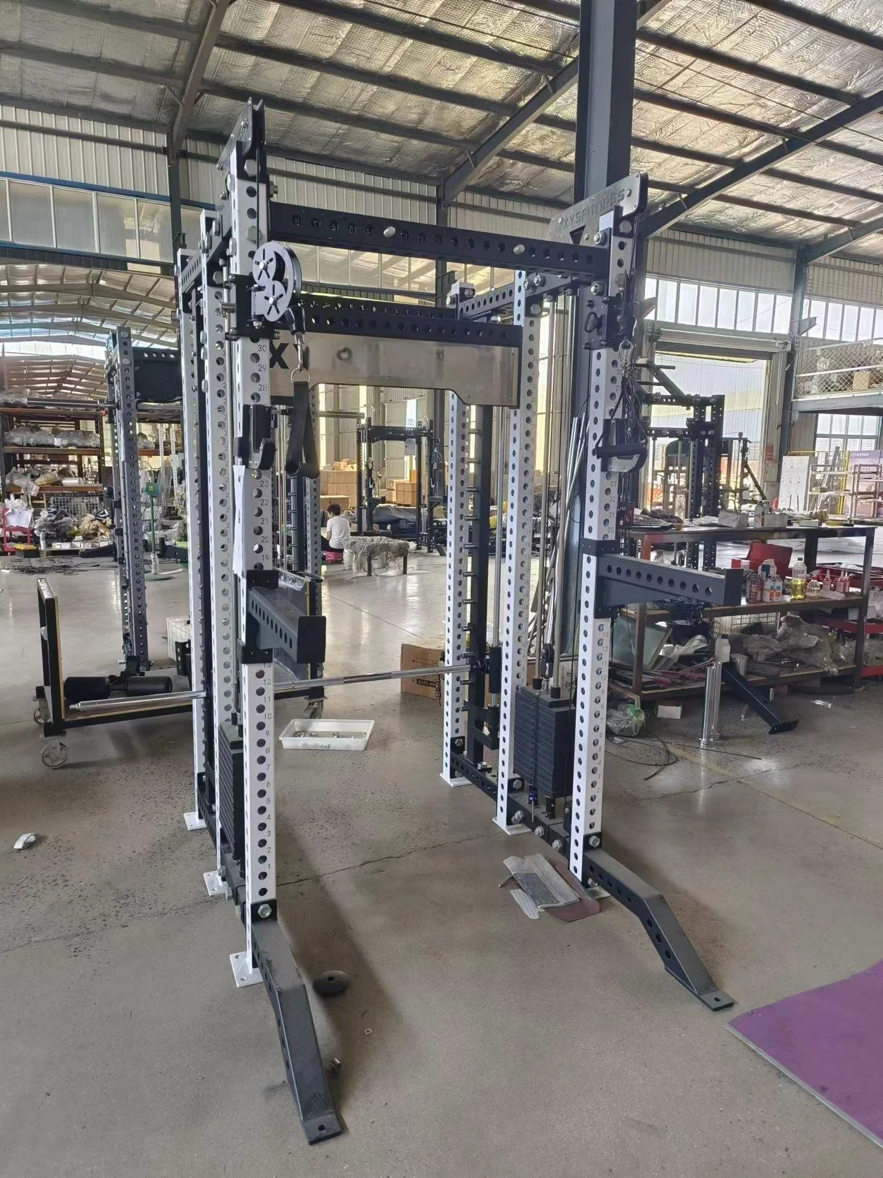 Commercial Gym Functional Trainer Cable Multi Functional Power Rack ...