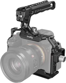 SmallRig A7 IV Cage with Top Handle and HDMI Cable Clamp Basic Kit for Sony Alpha 7R V - 3668