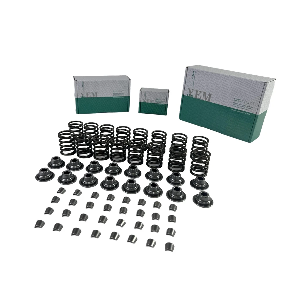 V3800 Valve Spring Kit Spring Seat & Retainer for Kubota Diesel Engine Spare Parts