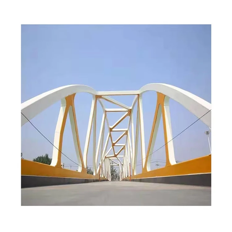 Low Carbon Steel Structures Prefab Bridge for Transportation Project