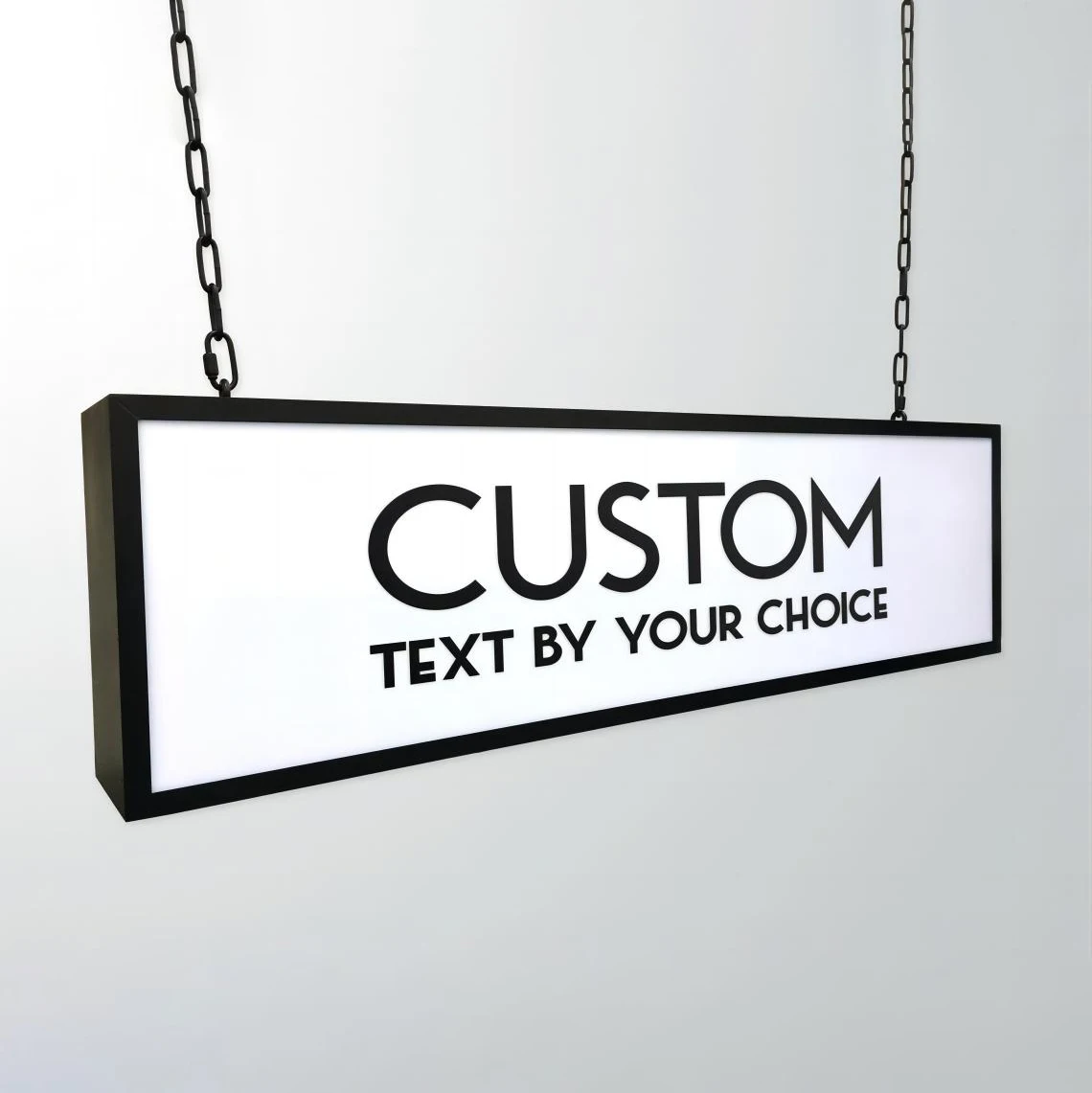 Custom LED Light Box Sign Board LED Company Sign Double Sided Street Signage