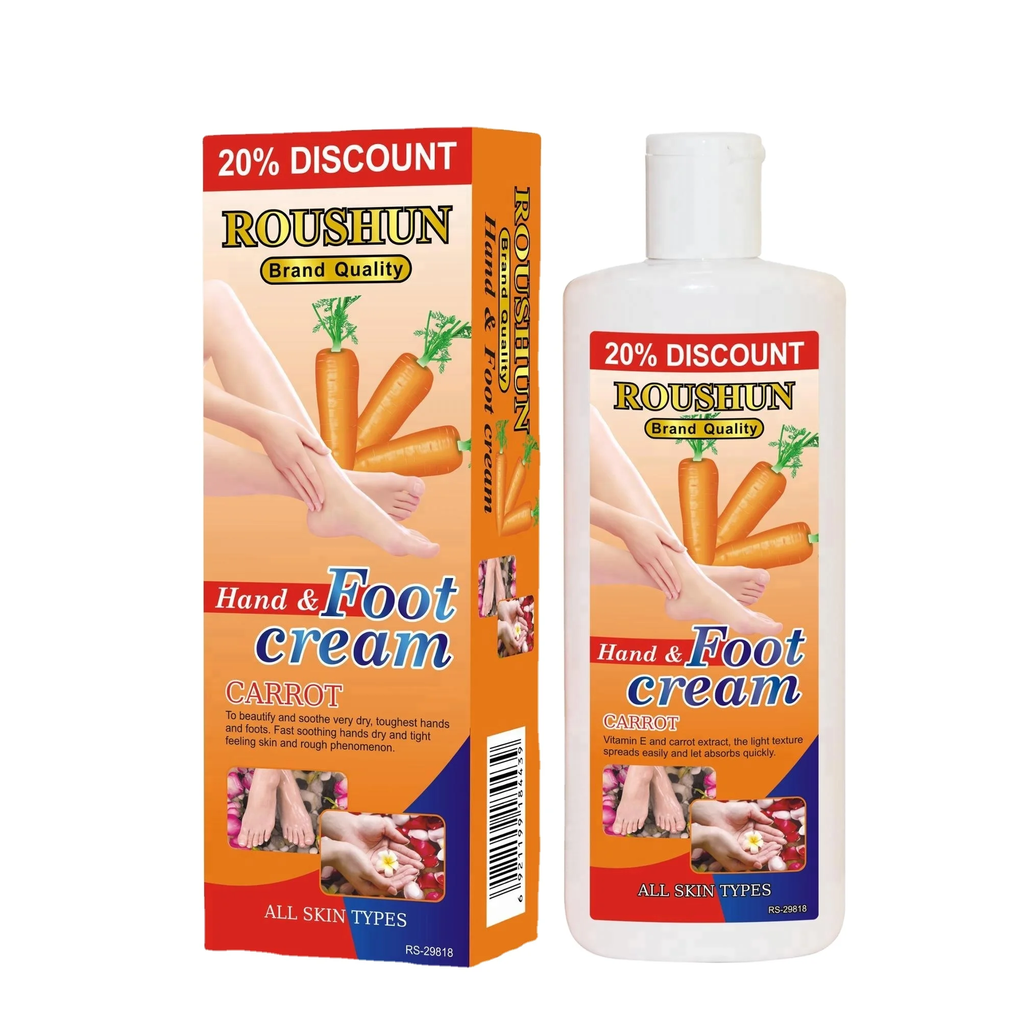 Крем для моркови Roushun рук и
