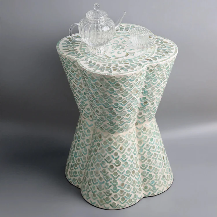 Exotic Design Luxury Furniture Mother Of Pearl Coffee Table Mother Of