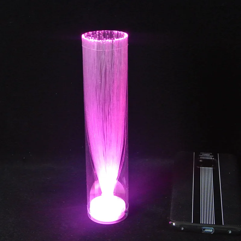 Wholesale Rgb Light Up Led Fiber Optic Lights Standing Lamp Home Decor