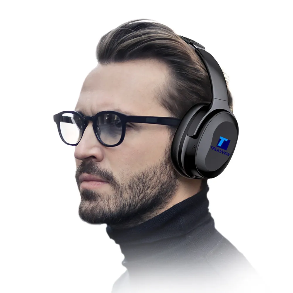 shenzhen headset headphones noise cancelling overear custom logo