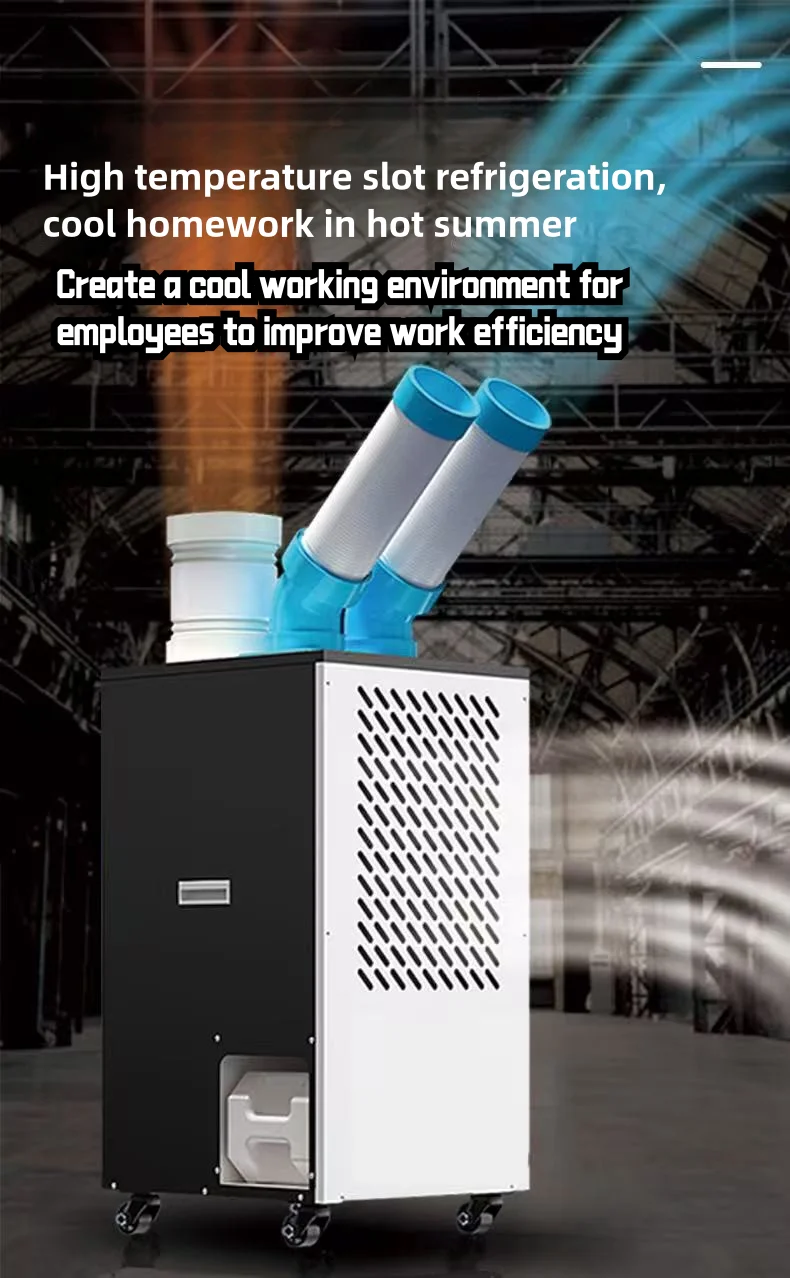 Air Chiller Portable Floor Standing 100% Fresh Ac Air Cooler Restaurant ...