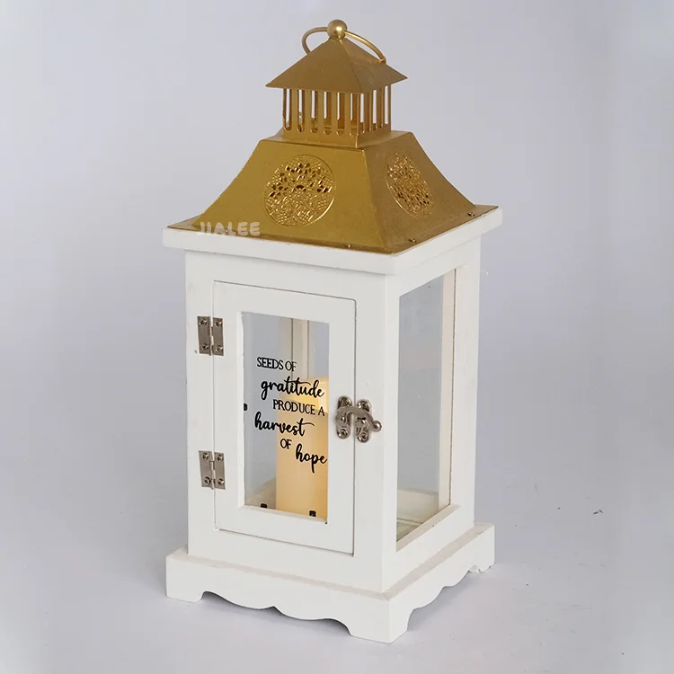 Деревянный свечной фонарь Топ уличный садовый фонарь для подсвечник с радиатор полотенцесушителя горячей продажи домашнего украшения набор из 2 шт.