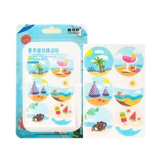 72pcs Outdoor Indoor Travel cartoon Essential oil patch Mosquito repellent Stickers For Kids Adult
