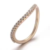 Bague en or massif 14 carats avec diamant de laboratoire