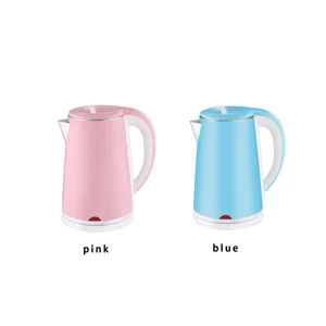 Hot Selling 1500W Electric Kettle Double Layer Water Boiler Temperature 220V Cordless Home Appliance for Hotel Use PP