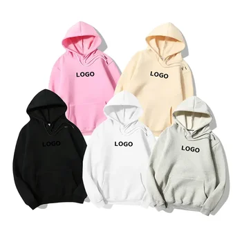 Factory OEM Customized Logo 100% Cotton Heavyweight Hoodie Large Blank Printed Logo High Quality Hoodie