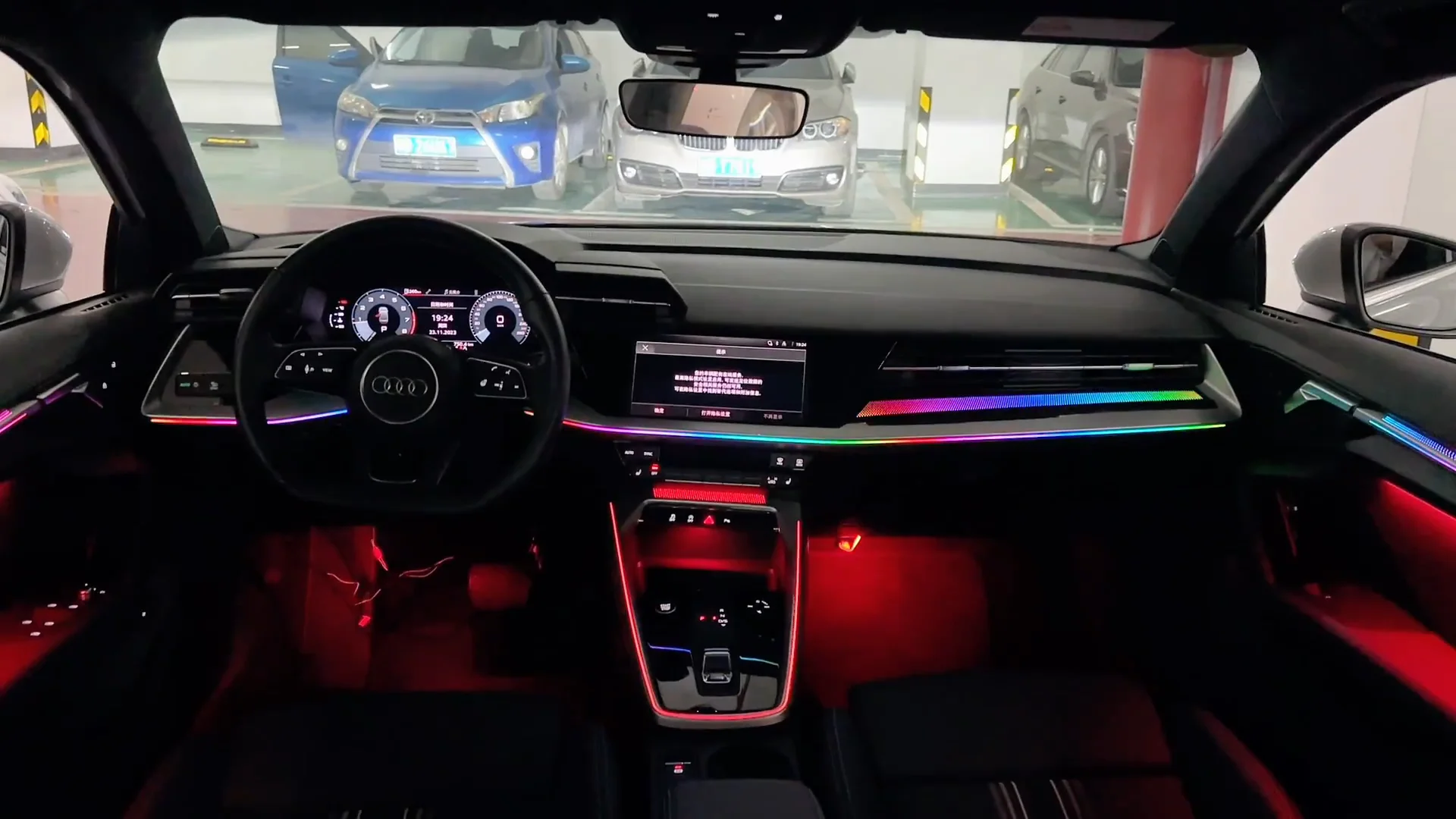 Car Interior Lights Led Ambient Light Kit Ambient Lighting Car For Audi