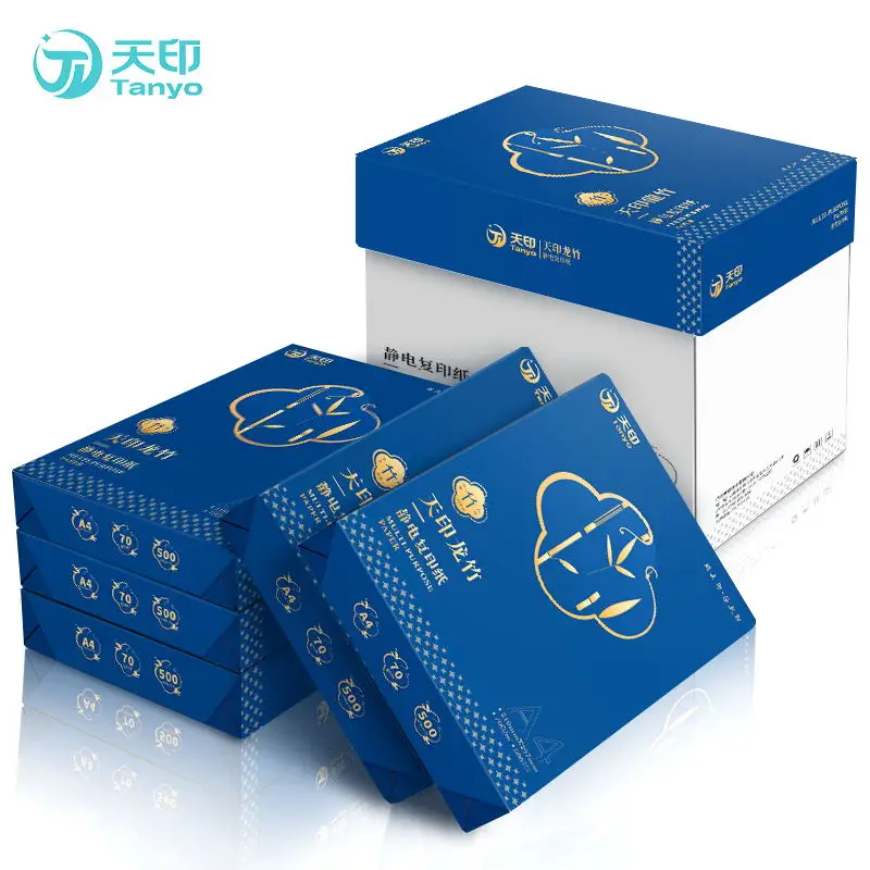 Оптовая продажа с фабрики бумаги 70 г 80 г 500 листов офисная печать копия a4 бумага 70 г/м2