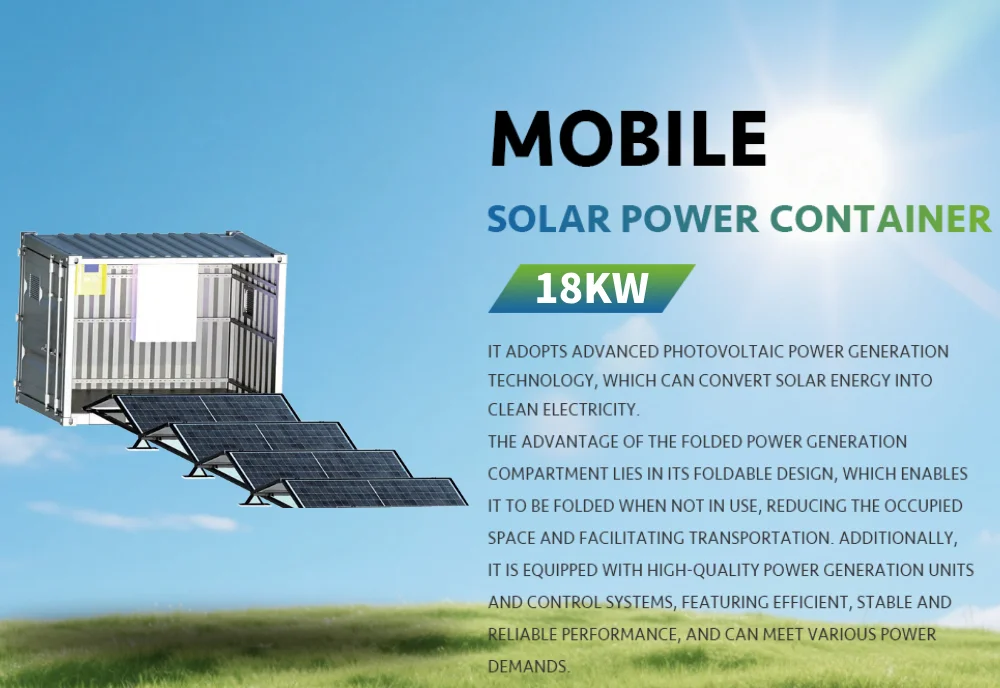 QIANEN 18kw Portable Foldable Solar Power Cabin System with Hybrid Inverter 20kwh Mobile Energy Storage for Commercial Use factory