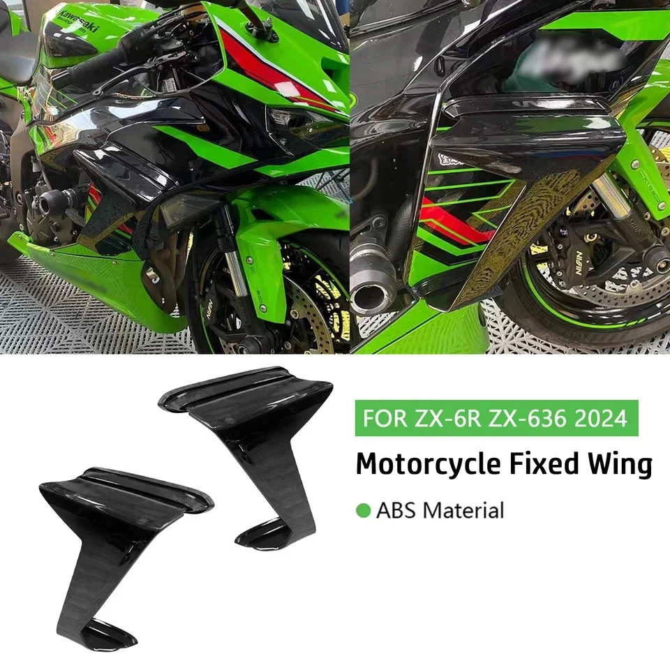 xiaoxingqiteng844 専用 2024 Kawasaki ZX-6R ZX-636 Aerodynamic Wing