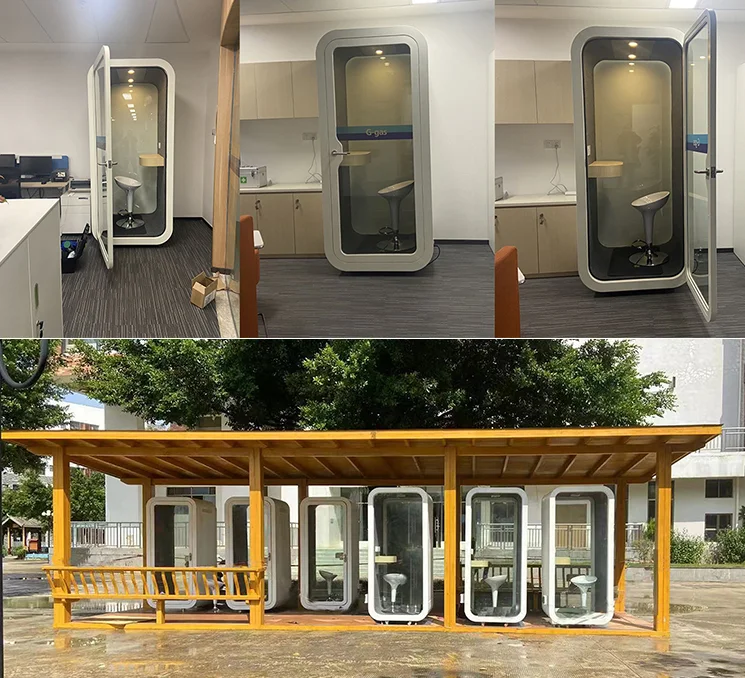 for soundproof booth office pod telephone pod
