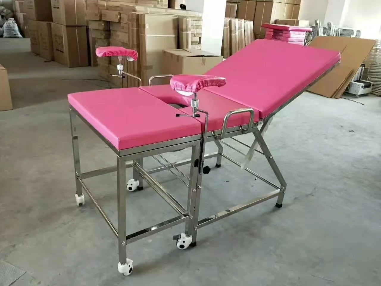 Hospital Stainless Steel Gynecology Examination Table Delivery Obstetric Examination Bed Buy 2111