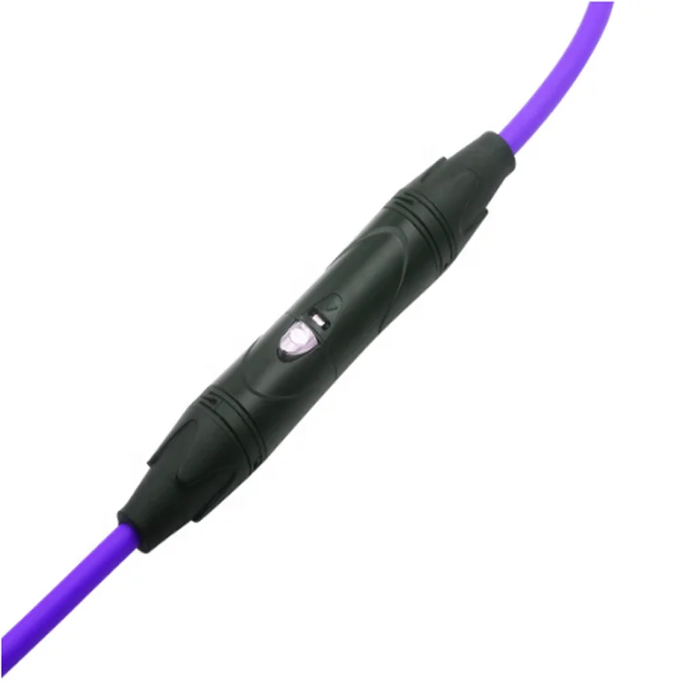 Высокое качество DMX свинцовый штекер 3pin XLR к гнезду 3pin XLR кабели 1 м/2 м под заказ